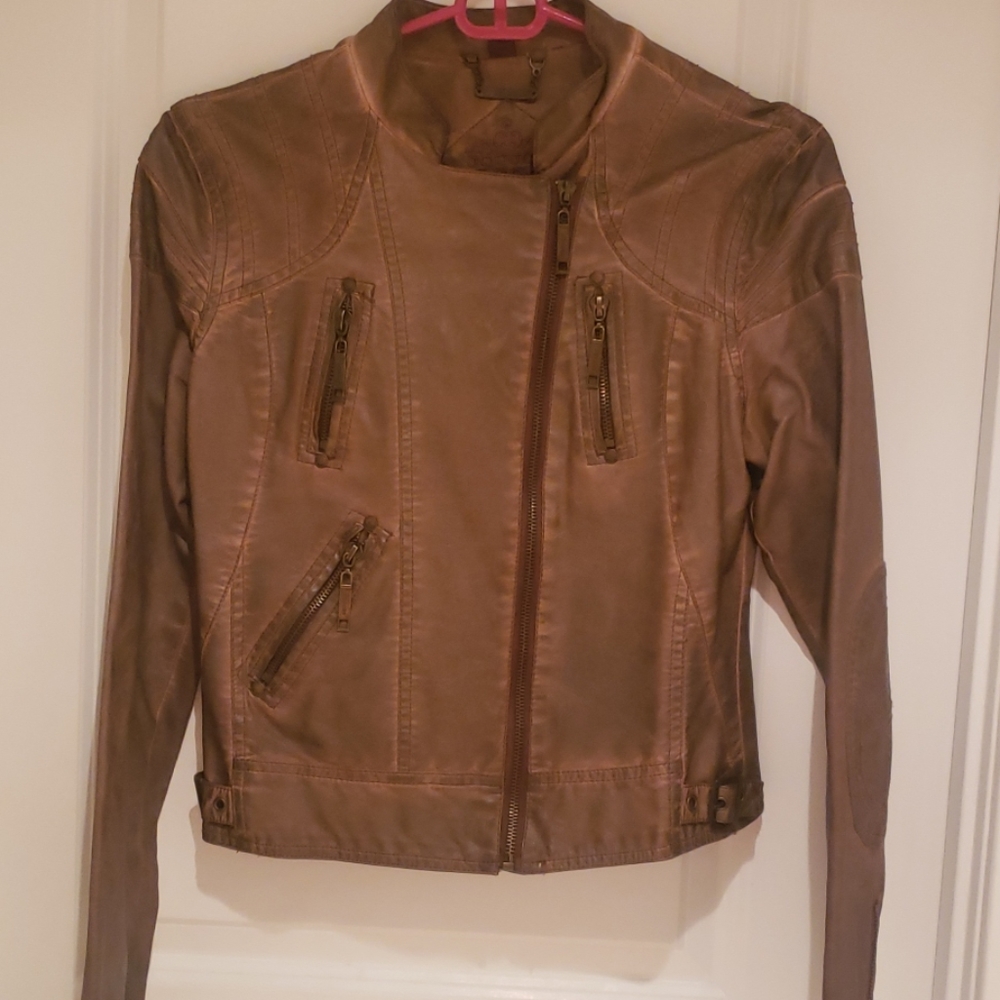 Faux Leather Jacket